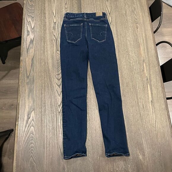 American Eagle Outfitters Womens Blue Nest Lovel Stretch Skinny Jeans Size 2 - Picture 7 of 11